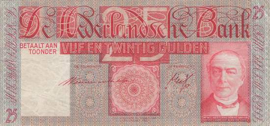 25 Gulden p50 19 3 1941